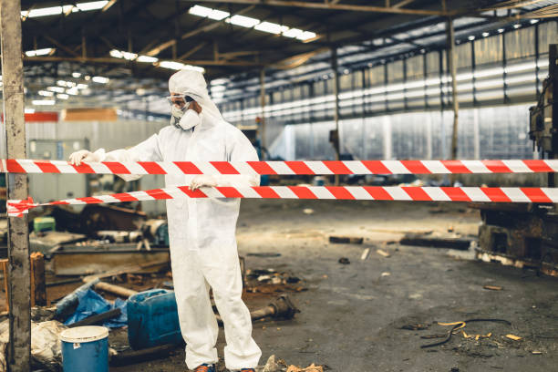 Professional Biohazard technician working in Percy, IL